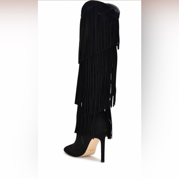 Nine West Stiletto Tassels Boots - Picture 2 of 4